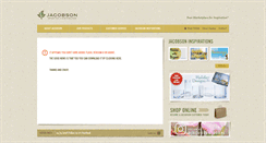 Desktop Screenshot of jacobsonfloral.com
