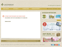 Tablet Screenshot of jacobsonfloral.com
